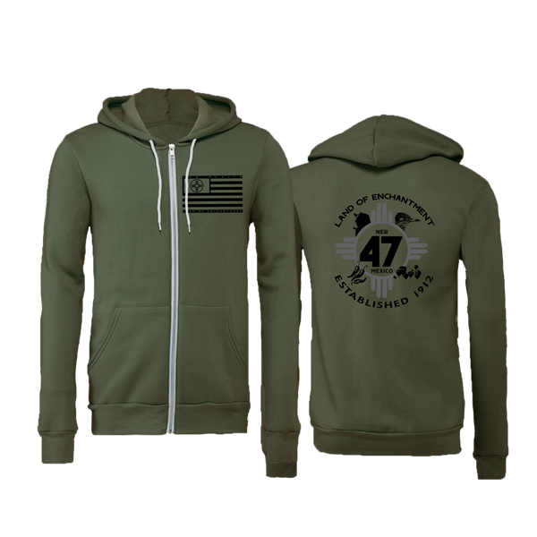 47 Military Zip Hoodie