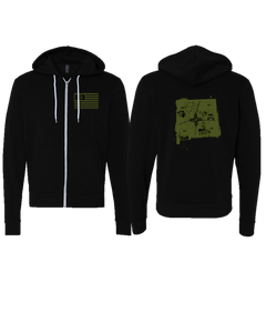 Midnight Downtown ABQ Zip Hoodie