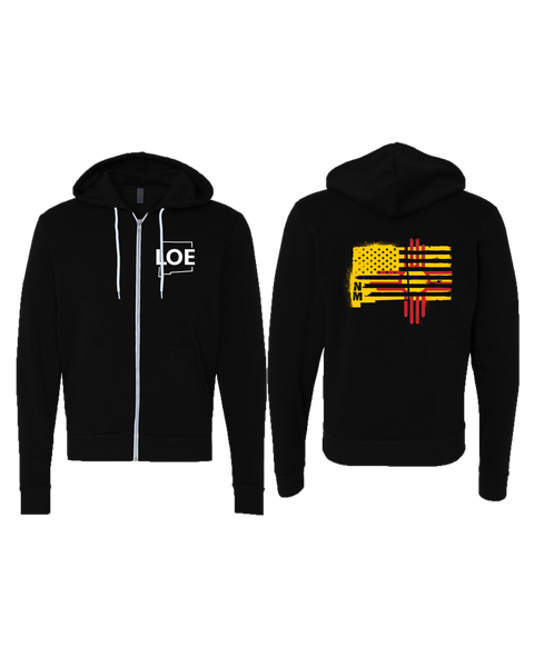 ZIa Flag Zip Hoodie