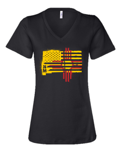 Zia Flag Women's V-Neck