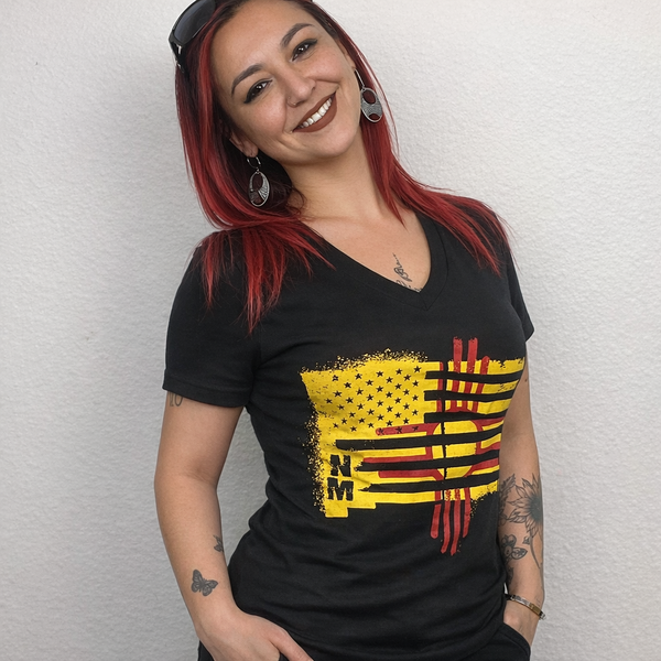 Zia Flag Women's V-Neck
