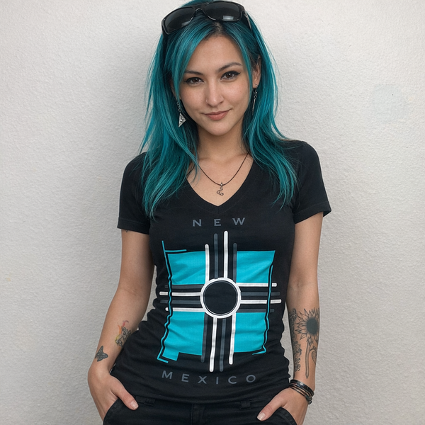 Dark NM Women's V-Neck