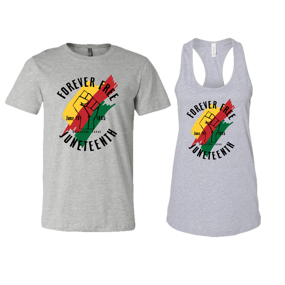 Gray Juneteenth Apparel