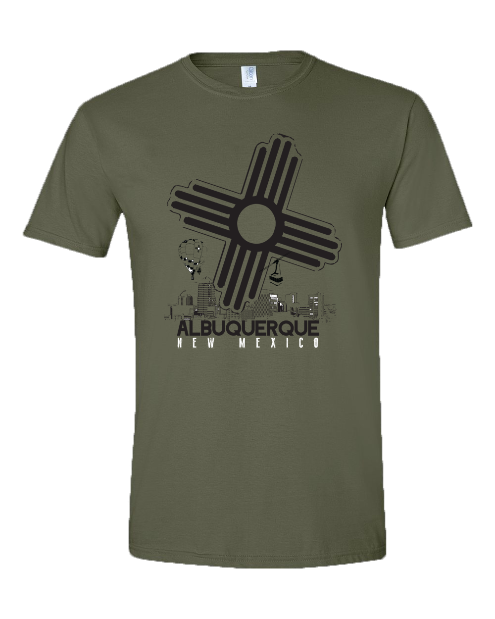 ABQ NM 1706 Military Green Tee