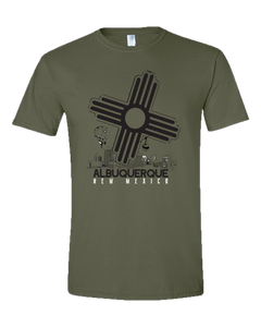 ABQ NM 1706 Military Green Tee