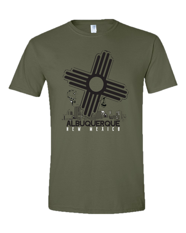 ABQ NM 1706 Military Green Tee