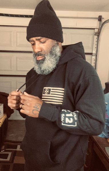 NM16 Black Hoodie