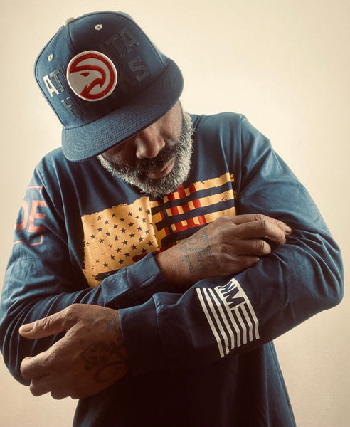 Navy Zia Long Sleeve