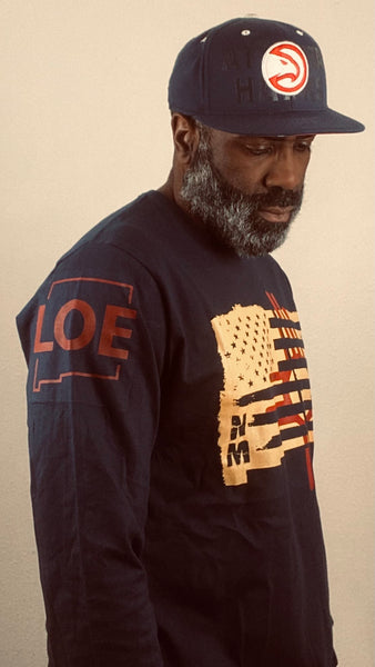 Navy Zia Long Sleeve