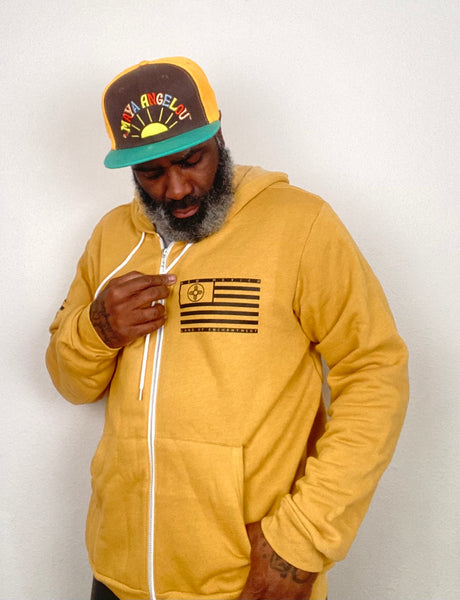 Mustard Fiesta Zip Hoodie