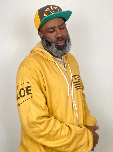 Mustard Fiesta Zip Hoodie