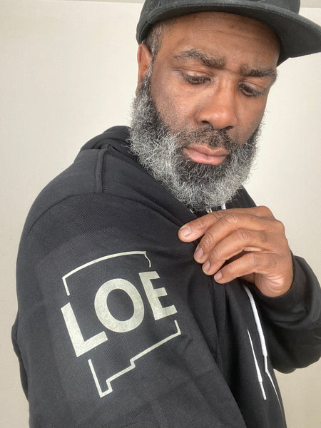 NM16 Black Zip Hoodie