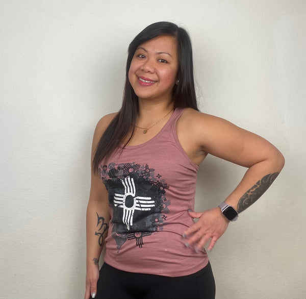 Mauve Fiesta Women's Tank Top