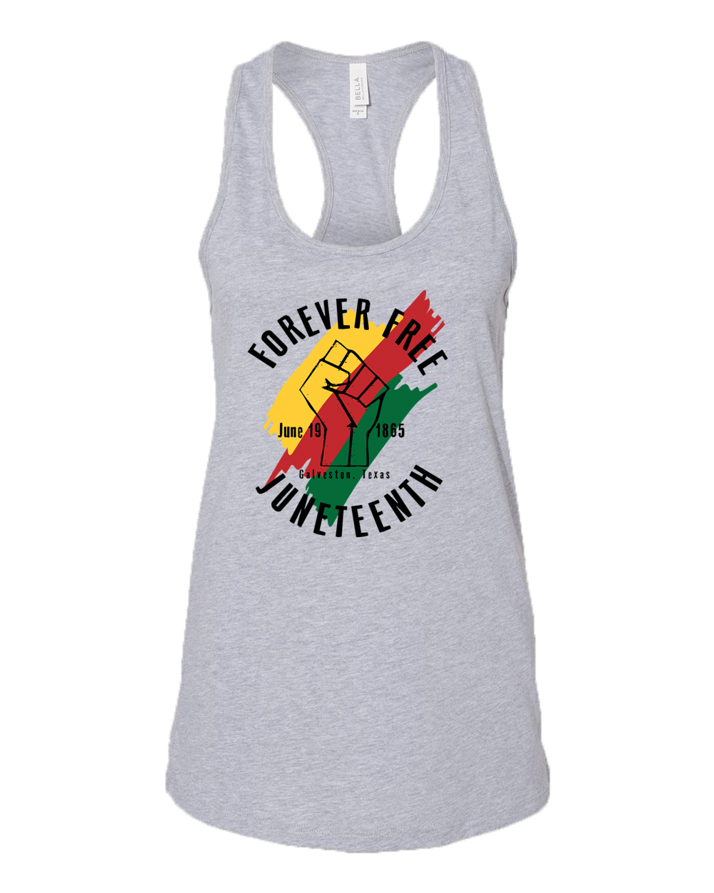 Gray Juneteenth Women's Tank Top