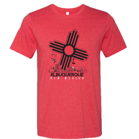 ABQ NM 1706 Red Tee