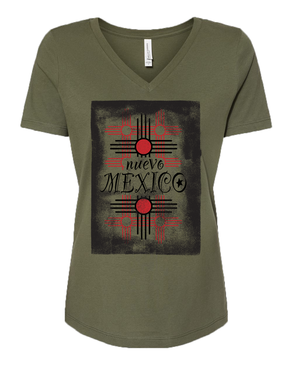 Military Nuevo Mexico Women's V-Neck