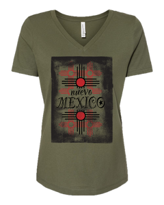 Military Nuevo Mexico Women's V-Neck