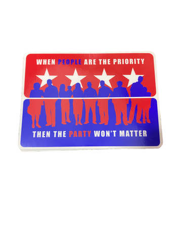 Party Don't Matter Sticker